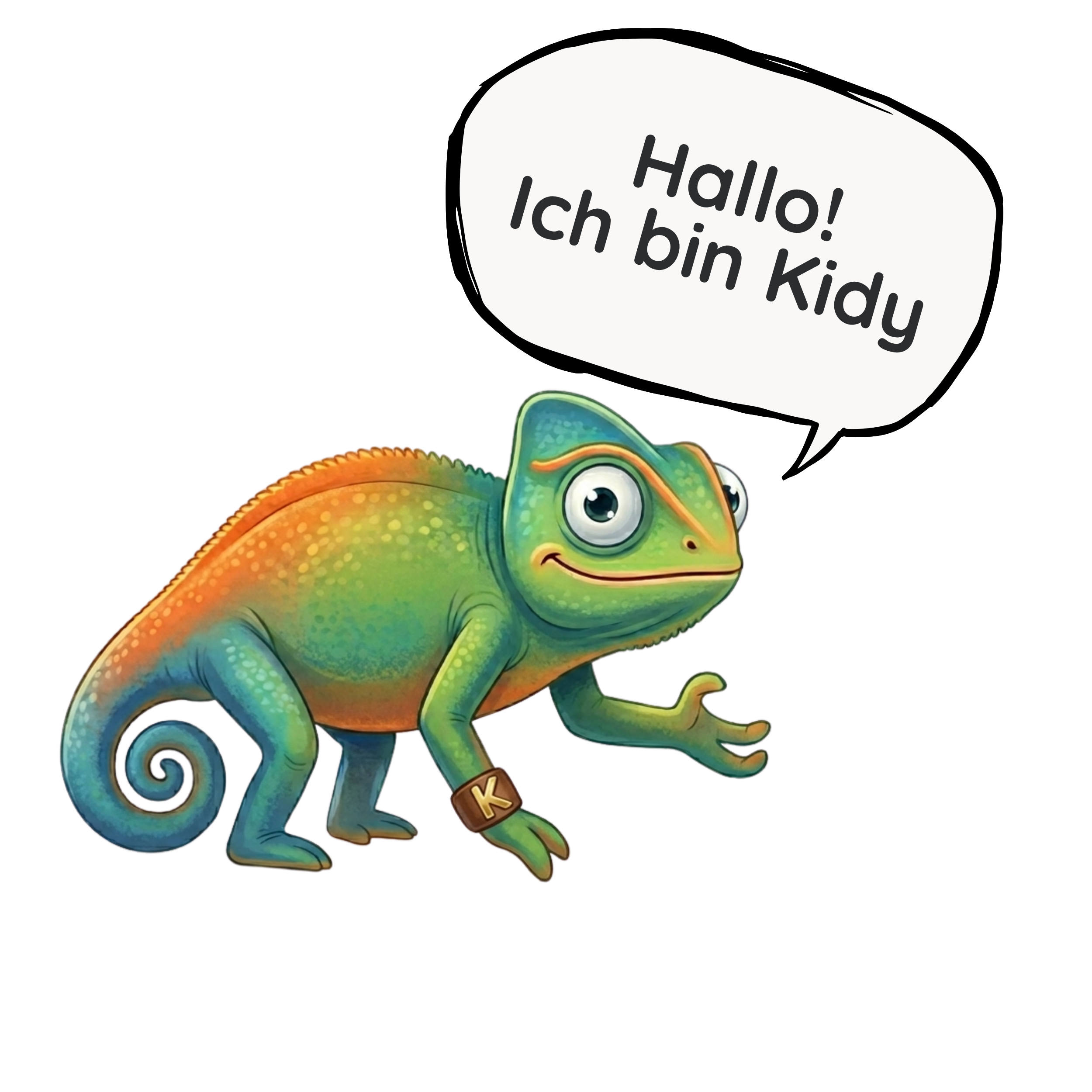 Kiddy sagt Hallo